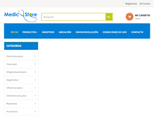 Tablet Screenshot of medicstore.cl